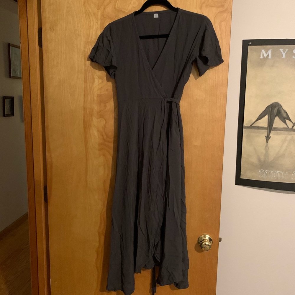 Flowy wrap dress kimono one size like new